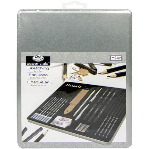 Royal & Langnickel(R) essentials(TM) Sketching Art Set W/TinART2712 - 090672065117