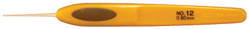 Clover Soft Touch Steel Crochet Hook-Size 12/.6mm - 1026