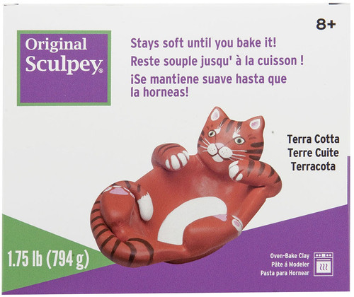 Sculpey Original Polymer Clay 1.75lb-Terra Cotta - S2T - 715891112335