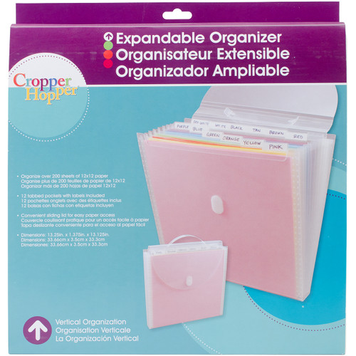 Storage Studios Expandable Paper Organizer-12"X12" - CH93389 - 040861933895