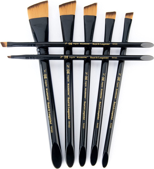 Royal & Langnickel(R) Majestic Angular Brush Set-7/Pkg RMAJ-301
