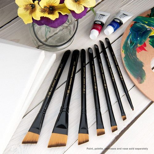 Royal & Langnickel(R) Majestic Angular Brush Set-7/Pkg RMAJ-301