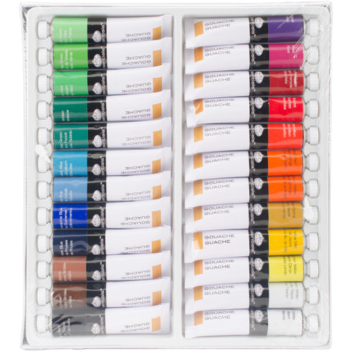 Royal & Langnickel(R) Gouache Acrylic Paints 21ml 24/Pkg-Assorted Colors - GOU21-24 Royal & Langnickel(R) Gouache Acrylic Paints 21ml 24/Pkg-Assorted Colors - GOU21-24