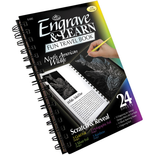 Royal & Langnickel(R) Engraving Art Travel Book-North American Wildlife - EAB-2