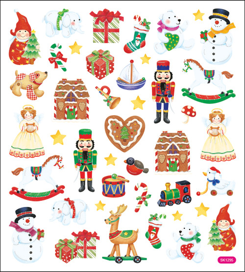 Sticker King Stickers-Christmas Toy Shop SK129MC-1295 - 679924129519