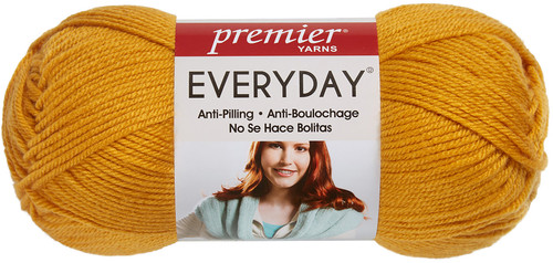Premier Anti-Pilling Everyday Worsted Yarn-Mustard - DN100-28 - 847652008752 Premier Anti-Pilling Everyday Worsted Yarn-Mustard - DN100-28 - 847652008752