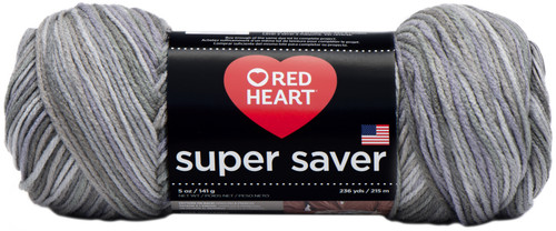 Red Heart Super Saver Yarn-Dove - E300B-3933 - 073650835520