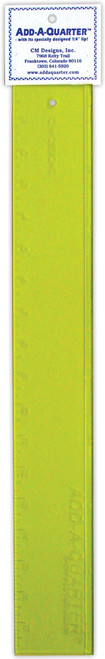 CM Designs Add-A-Quarter Ruler-18" - 18CMD - 635105000183 CM Designs Add-A-Quarter Ruler-18" - 18CMD - 635105000183
