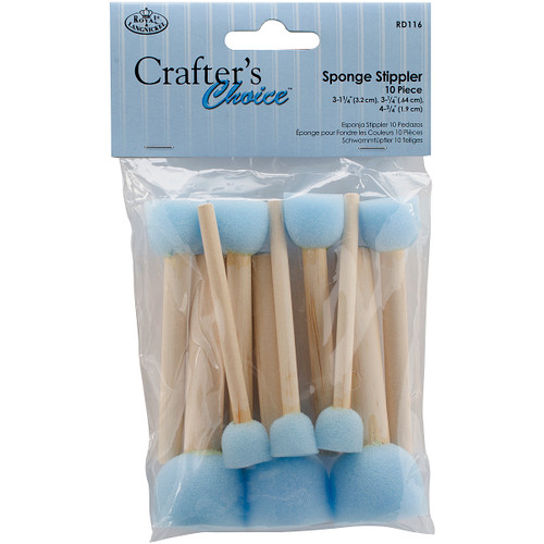 Royal & Langnickel Sponge Stippler Set 10/Pkg- - RD116 - 090672068903 Royal & Langnickel Sponge Stippler Set 10/Pkg- - RD116 - 090672068903