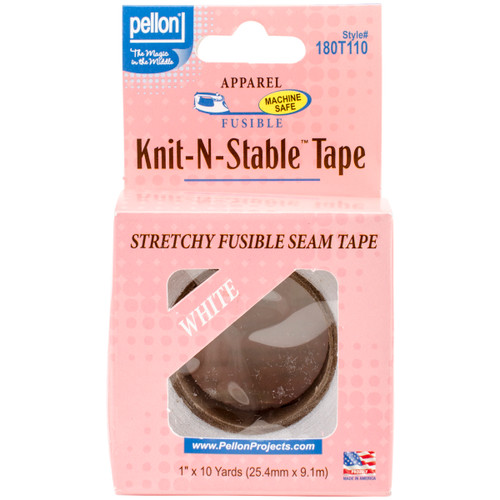 Pellon Knit-N-Stable Tape-1"X10yd 180T110 - 075269003352