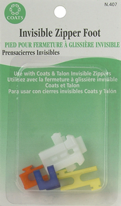 Coats Invisible Zipper FootN407 - 073650994074