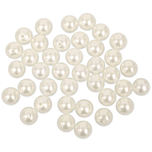 Craft Medley Pearl Beads Value Pack-10mm Ivory 40/Pkg - BD408-F Craft Medley Pearl Beads Value Pack-10mm Ivory 40/Pkg - BD408-F