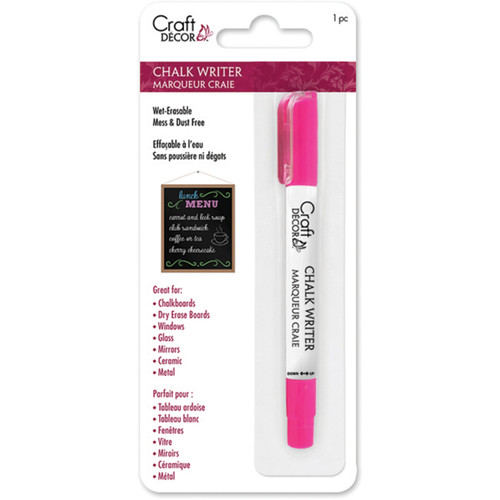 Craft Decor Chalk Writer-Neon Pink - CD960-B - 775749191356 Craft Decor Chalk Writer-Neon Pink - CD960-B - 775749191356
