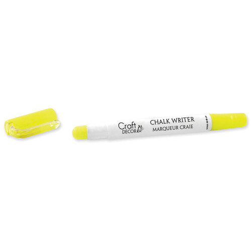 Craft Decor Chalk Writer-Neon Yellow - CD960-C Craft Decor Chalk Writer-Neon Yellow - CD960-C
