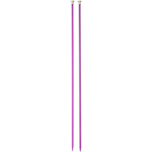 Boye Single Point Aluminum Knitting Needles 14"-Size 6/4mm - 6328006
