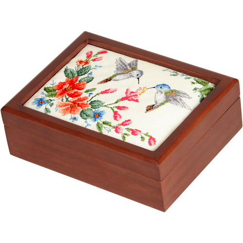 Sudberry House Mahogany Picture Frame Box 8.25"X6.25"X2.75"-Design Area 5"X7" - 99701