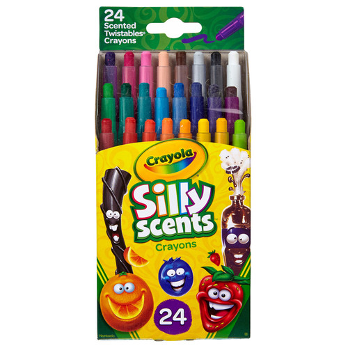 Crayola Silly Scents Twistables Mini Crayons-24/Pkg -52-9624 - 071662096243