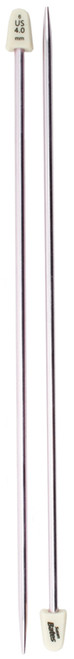 Susan Bates Silvalume Single Point Knitting Needles 10"-Size 6/4mm - 111106