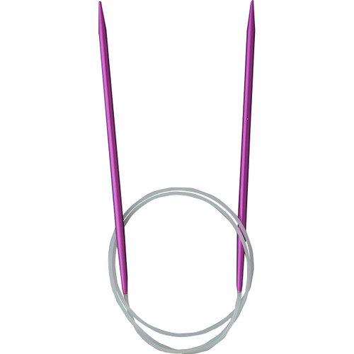 Boye Anodized Aluminum Circular Knitting Needles Size 7 / 4.5 mm / 29” /  73.6cm