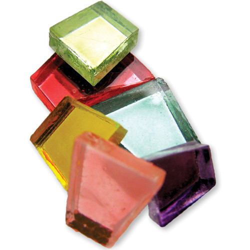 Diamond Tech Crafter's Cut Mosaic Tiles .5lb-Assorted Mirrors CC-MR