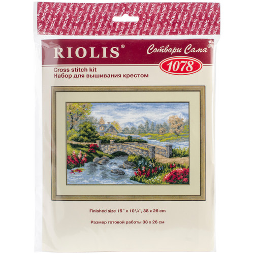 RIOLIS Counted Cross Stitch Kit 15"X10.25"-Summer View (14 Count) R1078 - 4607154523124