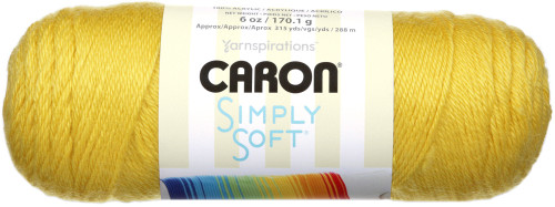 Caron Simply Soft Solids Yarn-Lemonade - H97003-9776 - 035613977760