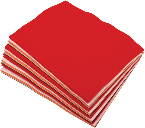 Kunin Felt Fun Pack 9"X12"-Assorted Colors - KC912A