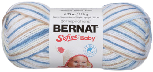 Bernat Softee Baby Yarn Ombres-Little Boy Blue 166031-31128 - 057355366381