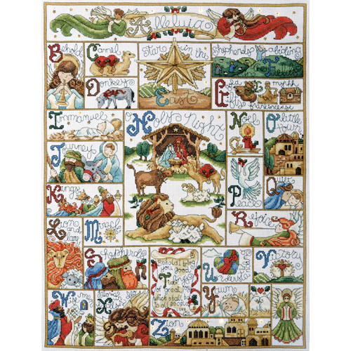 Design Works Counted Cross Stitch Kit 16"X21"-Oh Holy Night (14 Count) DW5981 - 021465059815