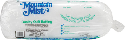 Mountain Mist Polyester Quilt Batting-Full Size 81"X96" - 200MM - 027206222005