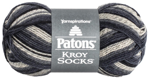 Patons Kroy Socks Yarn-Eclipse Stripes - 243455-55018 - 057355363991