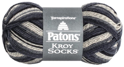 Patons Kroy Socks Yarn-Eclipse Stripes - 243455-55018 - 057355363991 Patons Kroy Socks Yarn-Eclipse Stripes - 243455-55018 - 057355363991