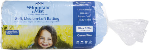 Mountain Mist Polyester Quilt Batting-Queen Size 90"X108" - 201MM - 027206222012