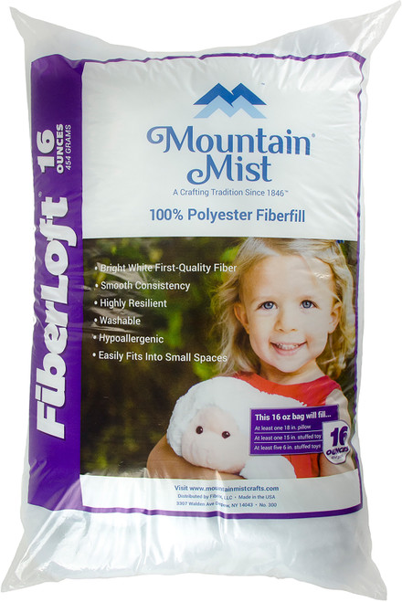 Mountain Mist Fiberloft Polyester Stuffing-16oz - 300MM - 027206223002