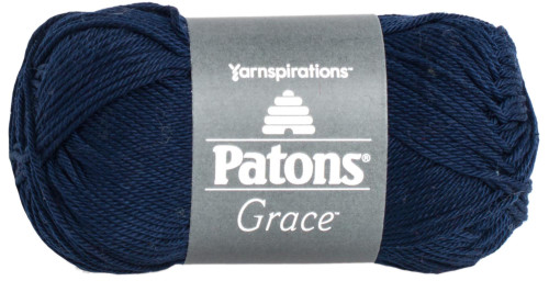 Patons Grace Yarn-Navy 246062-62110 - 057355364066