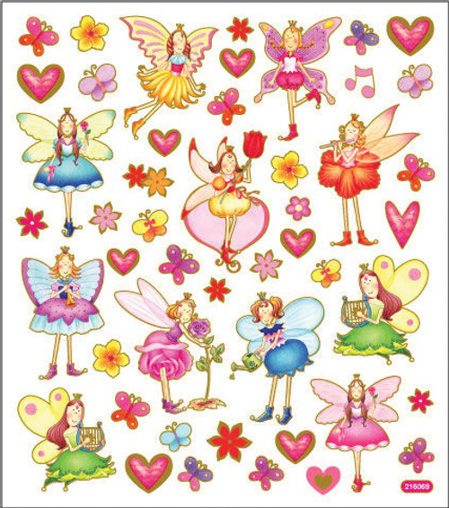 Sticker King Stickers-Garden Fairies - SK129MC-4176 - 679924417616 Sticker King Stickers-Garden Fairies - SK129MC-4176 - 679924417616