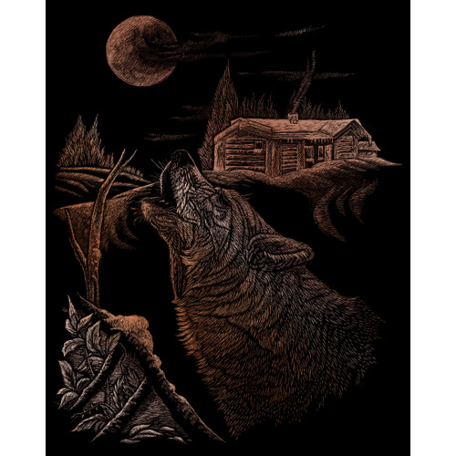Royal & Langnickel(R) Copper Foil Engraving Art Kit 8"X10"-Howl - COPRFL-31