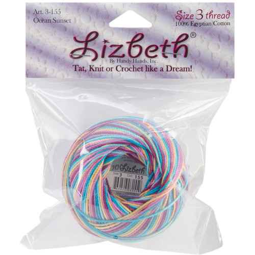 Handy Hands Lizbeth Cordonnet Cotton Size 3-Ocean Sunset - HH03-155 - 769826031550 Handy Hands Lizbeth Cordonnet Cotton Size 3-Ocean Sunset - HH03-155 - 769826031550