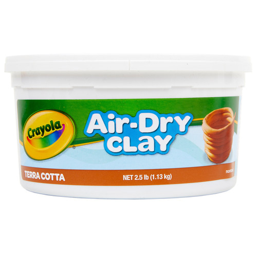 Crayola Air-Dry Clay 2.5lb-Terra-Cotta 57-5064 - 071662550646