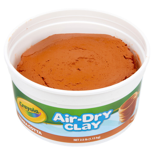 Crayola Air-Dry Clay 2.5lb-Terra-Cotta 57-5064