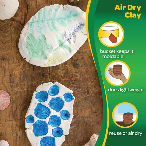 Crayola Air-Dry Clay 2.5lb-Terra-Cotta - 57-5064 Crayola Air-Dry Clay 2.5lb-Terra-Cotta - 57-5064
