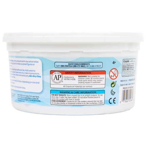 Crayola Air-Dry Clay 2.5lb-Terra-Cotta - 57-5064 Crayola Air-Dry Clay 2.5lb-Terra-Cotta - 57-5064