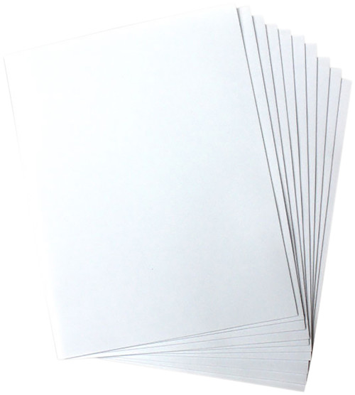 Heartfelt Creations Art Foam Paper 8.5"X11" 10/Pkg-White HCFS1465