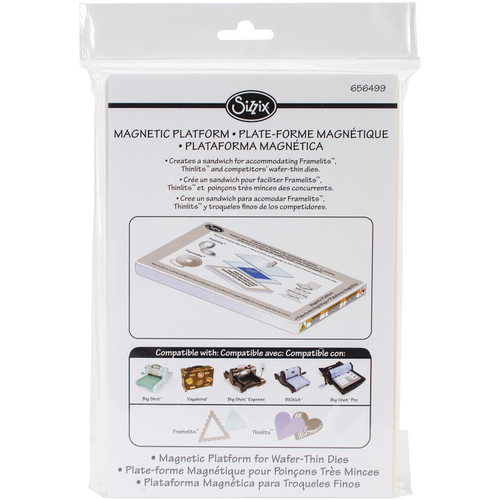 Sizzix BIGkick/Big Shot/Vagabond Platform-Magnetic 8.875"X6.125"X.625" - 656499 - 841182073136
