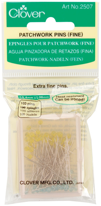 Clover Patchwork Pins Fine-100/Pkg - 2507 - 051221403002
