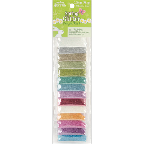 Sulyn Glitter Sample Pack 2g 14/Pkg-Spring - SULSMPK-50838 - 717968508386