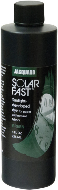 Jacquard SolarFast Dyes 8oz-Green - JSD-2109 - 743772028888