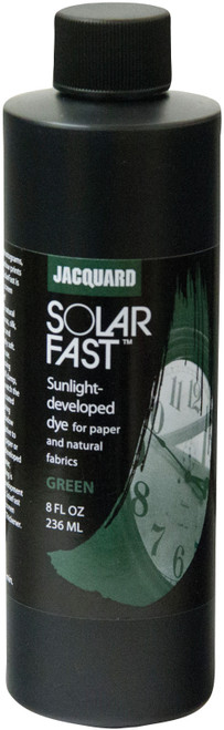 Jacquard SolarFast Dyes 8oz-Green JSD-2109 - 743772028888