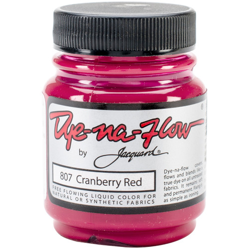 Jacquard Dye-Na-Flow Liquid Color 2.25oz-Cranberry - JAC1-807 - 743772180708