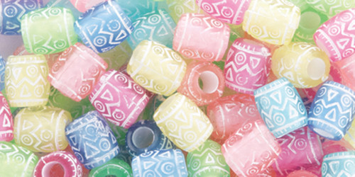 Cousin Fun Pack Acrylic Pony Beads 125/Pkg-Assorted Deco 34734112